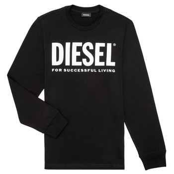 Vêtements Enfant T-shirts manches longues Diesel TJUSTLOGO ML Noir