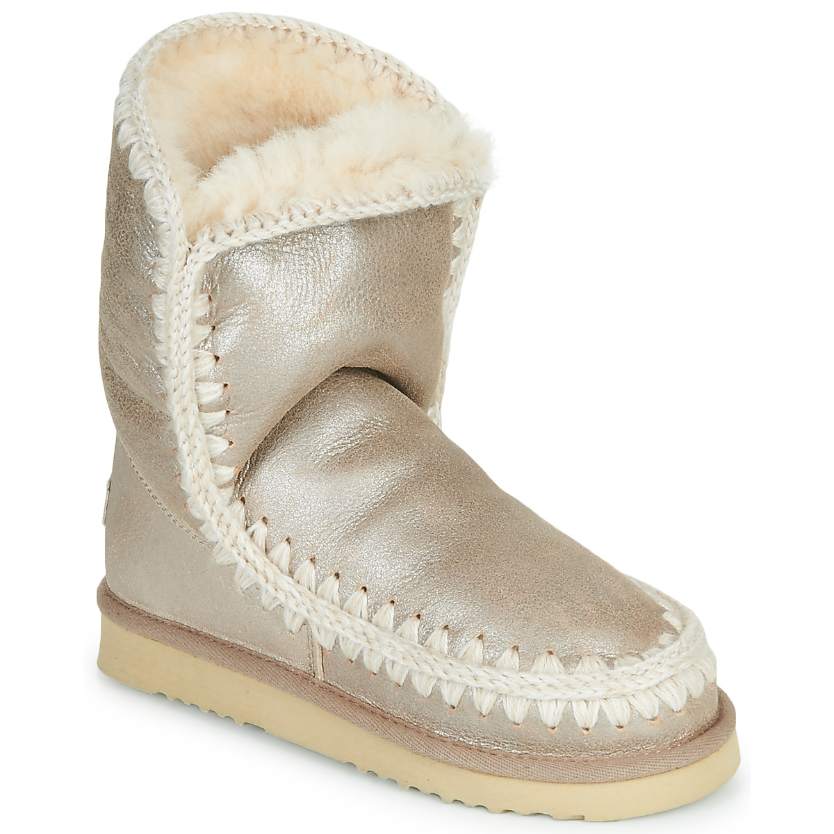 Luisaviaroma Femme Chaussures Bottes Bottes de neige Bottes En Tissu Bouclé Eskimo 24 20 Mm 