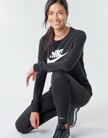 Nike W NSW TEE ESSNTL LS ICON FTR Noir