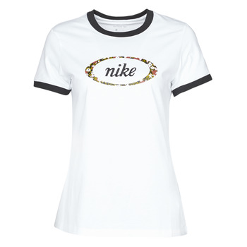 T-shirt Nike W NSW TEE FEMME RINGER. T-shirt Nike  W NSW TEE FEMME RINGER  Blanc.