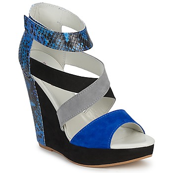 Chaussures Femme Sandales et Nu-pieds Serafini CARRY Noir / Bleu / Gris