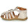 Chaussures Fille Sandales et Nu-pieds GBB PERLE Blanc / Rose