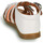 Chaussures Fille Sandales et Nu-pieds GBB PERLE Blanc / Orange