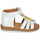 Chaussures Fille Sandales et Nu-pieds GBB FRANIA Blanc