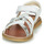 Chaussures Fille Sandales et Nu-pieds GBB SUMY Blanc / Argenté