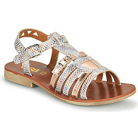 Chaussures Fille Sandales et Nu-pieds GBB FANNI Blanc / Rose gold
