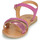 Chaussures Fille Sandales et Nu-pieds Geox J SANDAL EOLIE GIRL Rose / Doré