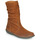 Chaussures Femme Boots Casual Attitude NIELOO Camel