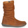 Chaussures Femme Boots Casual Attitude NIELOO Camel