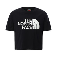 Vêtements Fille T-shirts manches courtes The North Face EASY CROPPED TEE Noir