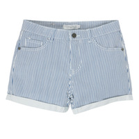 Vêtements Fille Shorts / Bermudas Deeluxe BILLIE Blanc / Bleu