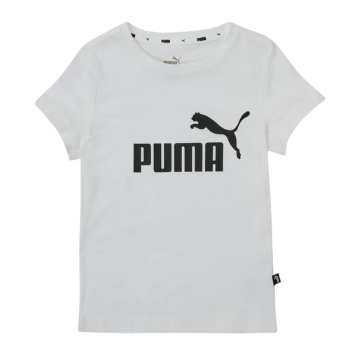 Vêtements Fille T-shirts manches courtes Puma ESS TEE Blanc