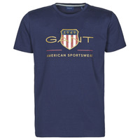 Vêtements Homme T-shirts manches courtes Gant ARCHIVE SHIELD Marine