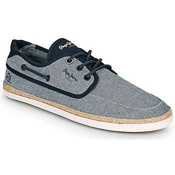 Chaussures Homme Espadrilles Pepe jeans MAUI BOAT CHAMBRAY Marine / Gris