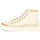 Chaussures Femme Baskets montantes Levi's SQUARE HIGH S Blanc