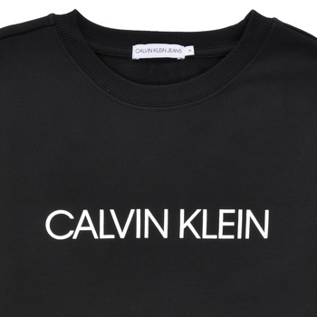 Calvin Klein Jeans INSTITUTIONAL LOGO SWEATSHIRT Noir