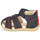 Chaussures Enfant Sandales et Nu-pieds Kickers BIGBAZAR-2 Beige / Jaune / Marine