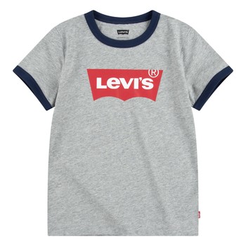 Vêtements Garçon T-shirts manches courtes Levi's BATWING RINGER TEE Gris