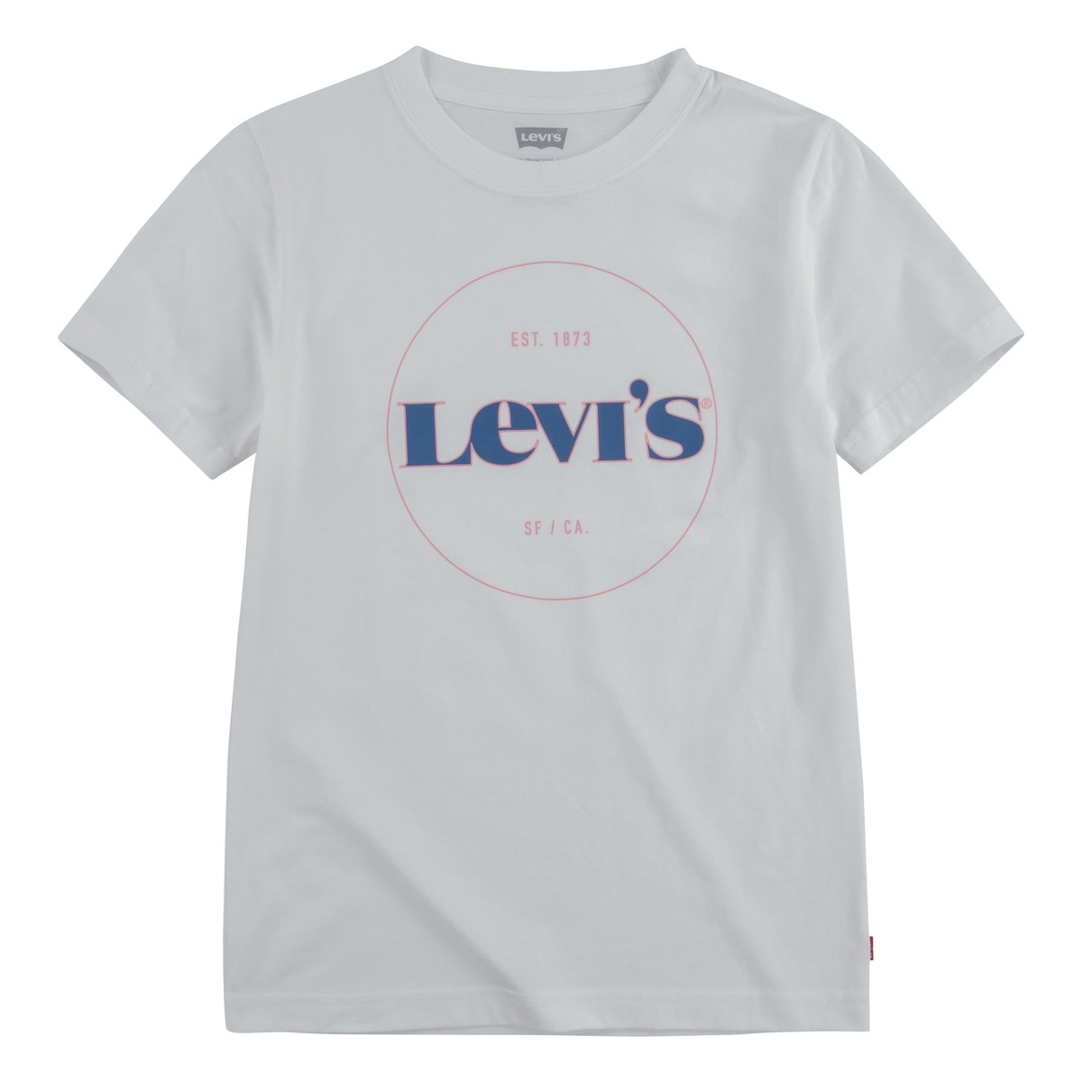 Vêtements Garçon T-shirts manches courtes Levi's CLADDI Blanc