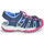 Chaussures Fille Sandales sport Geox BOREALIS GIRL Bleu / Rose