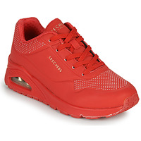 Chaussures Femme Baskets basses Skechers UNO Rouge