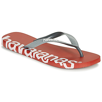 Chaussures Tongs Havaianas TOP LOGOMANIA HIGHTECH Rouge