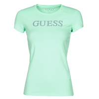Vêtements Femme T-shirts manches courtes Guess SS VN MIRIANA TEE Vert