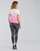 Vêtements Femme T-shirts manches courtes Guess SS CN PALMS TEE Rose / Multicolore