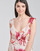 Vêtements Femme Robes longues Guess CORA DRESS Multicolore / Blanc