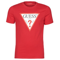 Vêtements Homme T-shirts manches courtes Guess CN SS ORIGINAL LOGO TEE Rouge