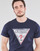 Vêtements Homme T-shirts manches courtes Guess TRIESLEY CN SS TEE Marine