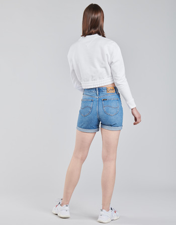 Tommy Jeans TJW SUPER CROPPED BADGE CREW Blanc