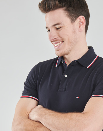 Tommy Hilfiger TOMMY TIPPED SLIM POLO Marine