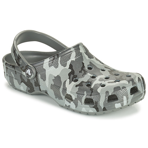 Chaussures Homme Sabots Crocs CLASSIC PRINTED CAMO CLOG Camouflage / Gris
