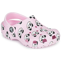 Chaussures Fille Sabots Crocs CLASSIC PANDA PRINT CLOG K Rose / Panda