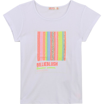 Vêtements Fille T-shirts manches courtes Billieblush U15857-10B Blanc