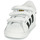Chaussures Enfant Baskets basses adidas Originals SUPERSTAR CF I Blanc / Noir