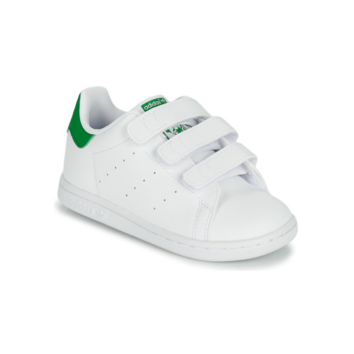 Chaussures Enfant Baskets basses adidas Originals STAN SMITH CF I ECO-RESPONSABLE Blanc / Vert