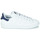 Chaussures Fille Baskets basses adidas Originals STAN SMITH J ECO-RESPONSABLE Blanc / Marine vegan