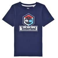 Vêtements Garçon T-shirts manches courtes Timberland GRISS Marine