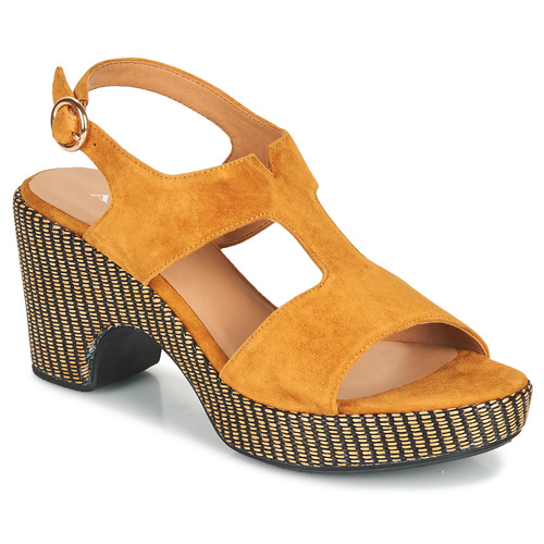 Chaussures Femme Sandales et Nu-pieds Adige ROMA V7 UNER SAFRAN Marron