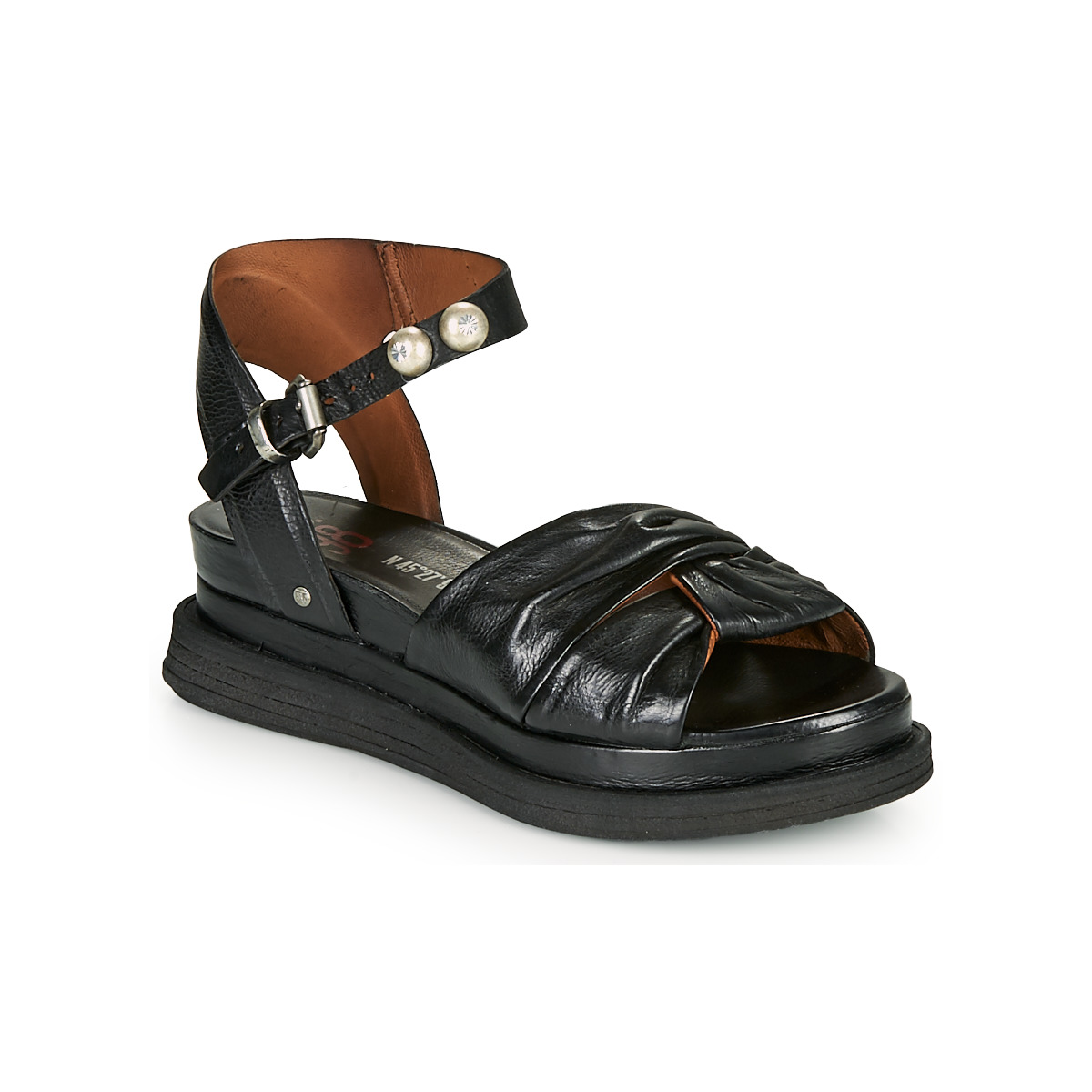 Chaussures Femme Sandales et Nu-pieds Airstep / A.S.98 LAGOS NODE Noir