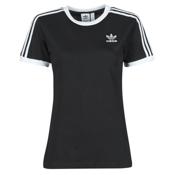 Vêtements Femme T-shirts manches courtes adidas Originals 3 STRIPES TEE Noir