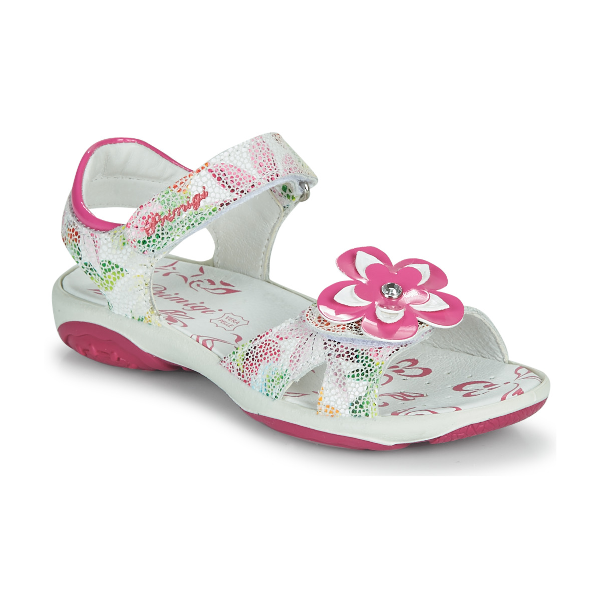 Chaussures Fille Sandales et Nu-pieds Primigi SARAH Blanc / Multico