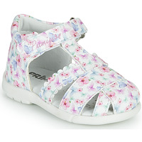Chaussures Fille Sandales et Nu-pieds Primigi NOEMIE Blanc / Multicolore