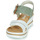 Chaussures Femme Sandales et Nu-pieds Rieker SOLLA Vert / Blanc