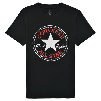 Vêtements Garçon T-shirts manches courtes Converse CORE CHUCK PATCH TEE Noir