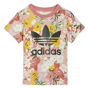 Vêtements Fille T-shirts manches courtes adidas Originals DREZZI Multicolore