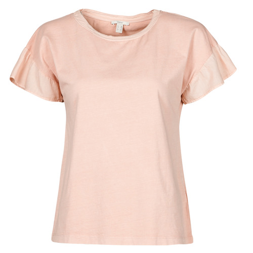 Vêtements Femme T-shirts manches courtes Esprit T-SHIRTS Rose