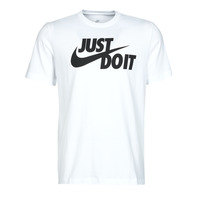 Vêtements Homme T-shirts manches courtes Nike NSTEE JUST DO IT SWOOSH Blanc / Noir